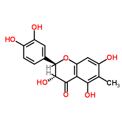 6-甲基二氢槲皮素结构式