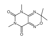 3,3,5,7-tetramethylpyrimido[5,4-c][1,2,5]oxadiazine-6,8-dione结构式