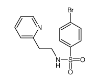 4-bromo-N-(2-pyridin-2-ylethyl)benzenesulfonamide Structure