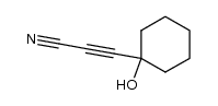 2-Propynenitrile, 3-(1-hydroxycyclohexyl)- (9CI) Structure