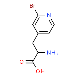 4-Pyridinepropionicacid,-alpha--amino-2-bromo-,DL-(8CI) Structure