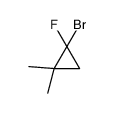 1-bromo-1-fluoro-2,2-dimethylcyclopropane Structure