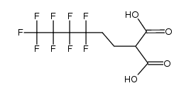 2-[2-(Perfluorbutyl)-ethyl]-malonsaeure Structure