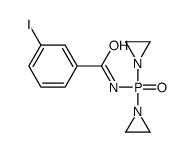 N-[bis(aziridin-1-yl)phosphoryl]-3-iodobenzamide结构式