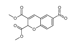 dimethyl 6-nitro-2H-chromene-2,3-dicarboxylate Structure