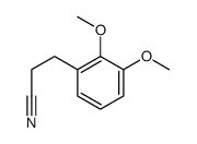 3-(2,3-dimethoxyphenyl)propanenitrile结构式