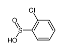 2-chlorobenzenesulphinic acid Structure