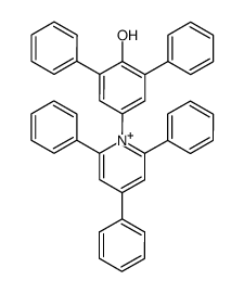 4-(2,4,6-triphenylpyridinio)-2,6-diphenylphenol结构式