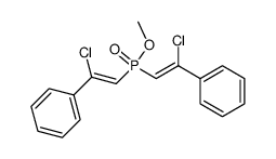 methyl bis(β-chlorostyryl)phosphinate Structure