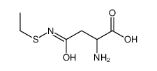 2-amino-4-(ethylsulfanylamino)-4-oxobutanoic acid Structure