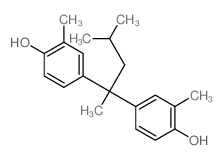 4-[2-(4-hydroxy-3-methyl-phenyl)-4-methyl-pentan-2-yl]-2-methyl-phenol structure