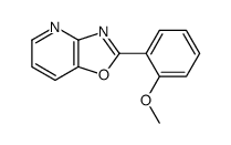 2-(2-methoxyphenyl)-[1,3]oxazolo[4,5-b]pyridine结构式