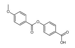 4-(4-methoxybenzoyl)oxybenzoic acid结构式