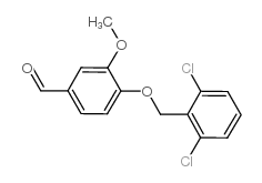 4-[(2,6-DICHLOROBENZYL)OXY]-3-METHOXYBENZALDEHYDE structure