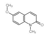 6-甲氧基-1-甲基喹啉-2-酮结构式