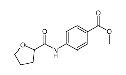 Benzoic acid, 4-[[(tetrahydro-2-furanyl)carbonyl]amino]-, methyl ester (9CI) structure