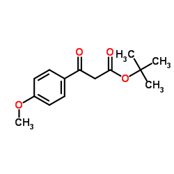 tert-butyl 3-(4-methoxyphenyl)-3-oxo-propanoate结构式