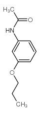 4-propoxyacetaniline Structure