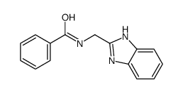 N-(1H-BENZOIMIDAZOL-2-YLMETHYL)-BENZAMIDE Structure