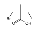 2-(bromomethyl)-2-methylbutanoic acid Structure