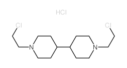 4,4-Bipiperidine, 1,1-bis(2-chloroethyl)-, dihydrochloride Structure