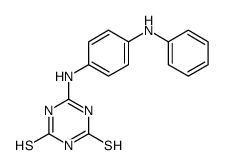 6-(4-anilinoanilino)-1H-1,3,5-triazine-2,4-dithione Structure