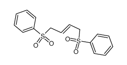 (E)-1,4-bis(phenylsulfonyl)-2-butene结构式