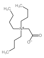 1-Butanaminium,N,N-dibutyl-N-(carboxymethyl)-, inner salt Structure