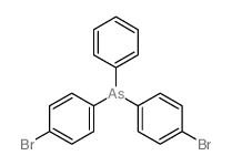 Arsine,bis(4-bromophenyl)phenyl-结构式