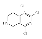 2,4-DICHLORO-5,6,7,8-TETRAHYDROPYRIDO[4,3-D]PYRIMIDINEHYDROCHLORIDE structure