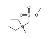 methyl triethylsilylmethanesulfonate结构式