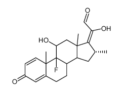 Dexamethasone-17,20 21-Aldehyde结构式