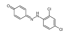 4-[(2,4-dichlorophenyl)hydrazinylidene]cyclohexa-2,5-dien-1-one结构式