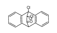 1,7,7-Trichloro-dibenzobicyclo[2.2.2]octadien-8-on结构式