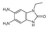 2H-Benzimidazol-2-one,5,6-diamino-1-ethyl-1,3-dihydro-(9CI) structure