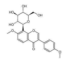 4',7-di-O-methyl-puerarin Structure