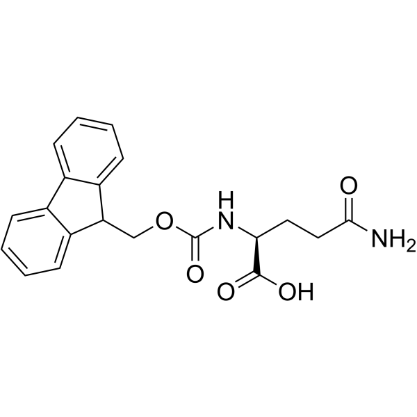 Fmoc-Gln-OH structure