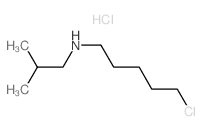 1-Pentanamine,5-chloro-N-(2-methylpropyl)-, hydrochloride (1:1) Structure