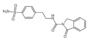 4-(2-[1-oxo-isoindoline-2-carboxamido]-ethyl)benzenesulfonamide Structure