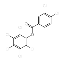 Benzoic acid,3,4-dichloro-, 2,3,4,5,6-pentachlorophenyl ester picture