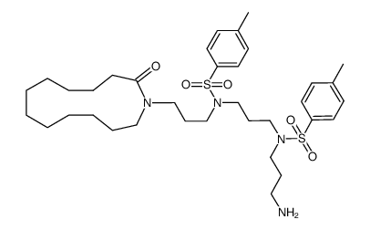 N-(3-Aminopropyl)-4-methyl-N-[3-[[(4-methylphenyl)sulfonyl][3-(2-oxo-1-azacyclotridecan-1-yl)propyl]amino]propyl]benzenesulfonamide picture