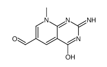 Pyrido[2,3-d]pyrimidine-6-carboxaldehyde, 2-amino-4,8-dihydro-8-methyl-4-oxo- (9CI) Structure