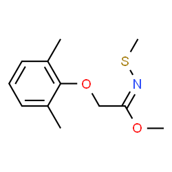 Acetimidic acid, N-methylthio-2-(2,6-xylyloxy)-, methyl ester (8CI) picture