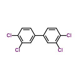 3,3',4,4'-四氯联苯-UL-14C结构式