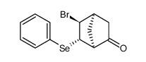 6-exo-benzeneselenenyl-5-endo-bromobicyclo[2.2.1]heptan-2-one Structure