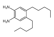 4,5-dipentylbenzene-1,2-diamine结构式