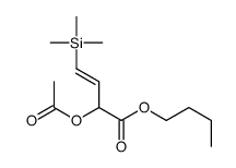 butyl 2-acetyloxy-4-trimethylsilylbut-3-enoate结构式