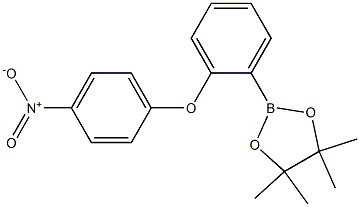 1,3,2-Dioxaborolane, 4,4,5,5-tetramethyl-2-[2-(4-nitrophenoxy)phenyl]- structure