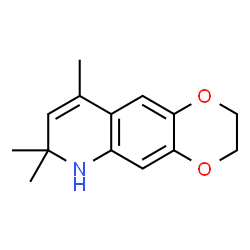 1,4-Dioxino[2,3-g]quinoline,2,3,6,7-tetrahydro-7,7,9-trimethyl- Structure