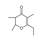 (2S,3S)-6-ethyl-2,3,5-trimethyl-2,3-dihydropyran-4-one Structure